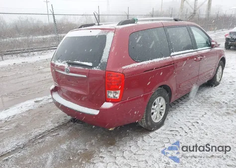 2012 Kia Sedona Lx из США, поврежденный, VIN KNDMG4C71C6447919